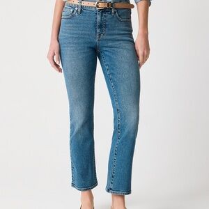 J. Crew Women’s Mid Rise Flare Crop Jean in All Day Stretch